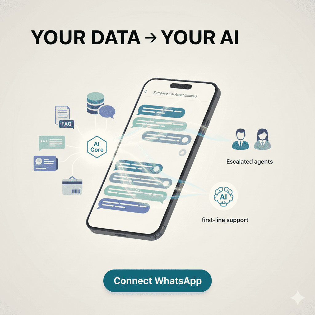 Train AI on your business data for smarter customer support
